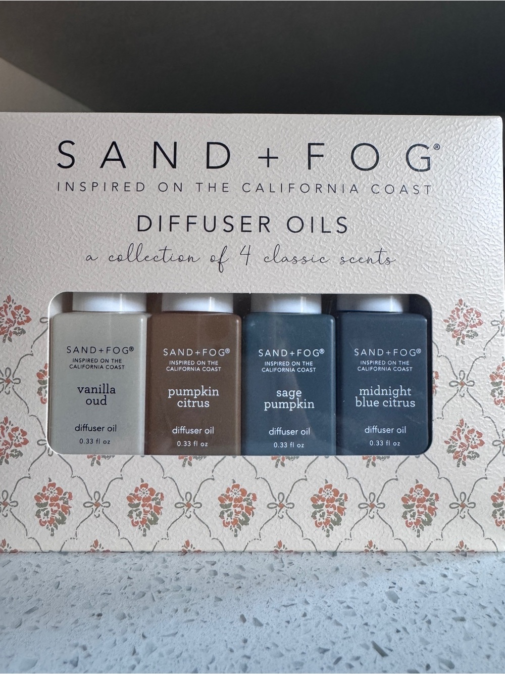 🍂 Sand + Fog Fall-Inspired Diffuser Set - 4 Scents - New